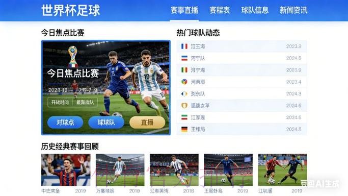 2026世界杯直播详细安排赛事详情直播平台